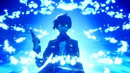 The protagonist in Persona 3 Reload, which will be on Xbox Game Pass