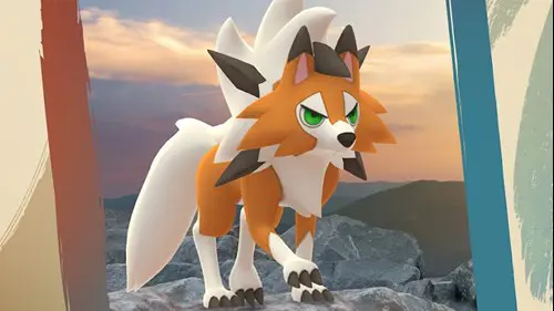 Dusk Form Lycanroc in Pokemon GO