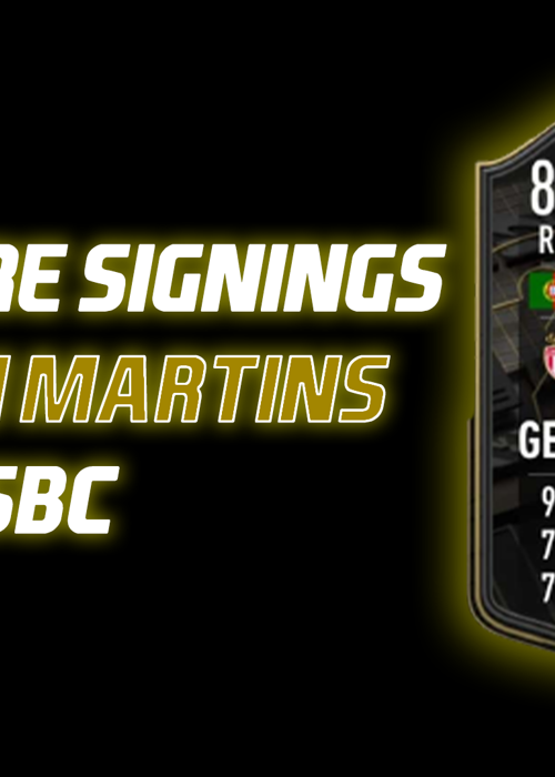 FIFA 22 Gelson Martins Signature Signings SBC: Cheapest Solution