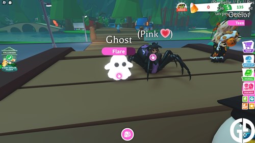 A ghost pet in Adopt Me!