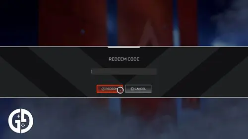 Apex Legends code redeem screen