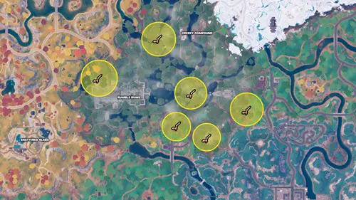 Fortnite Kinetic Boomerang locations