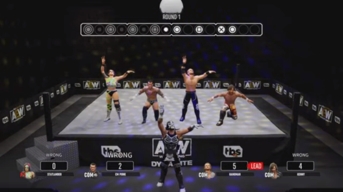 The Penta Says minigame from AEW Fight Forever