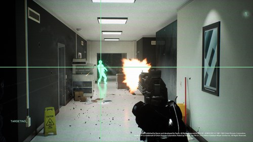 RoboCop Rogue City screenshot showing targeting mode