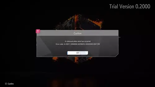 an image of the Street Fighter 6 communication error