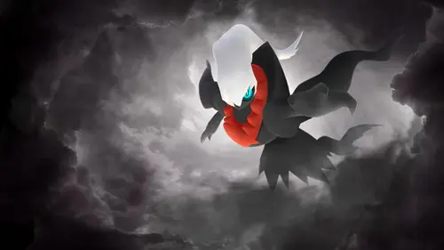 Darkrai has he appears in Pokemon GO.