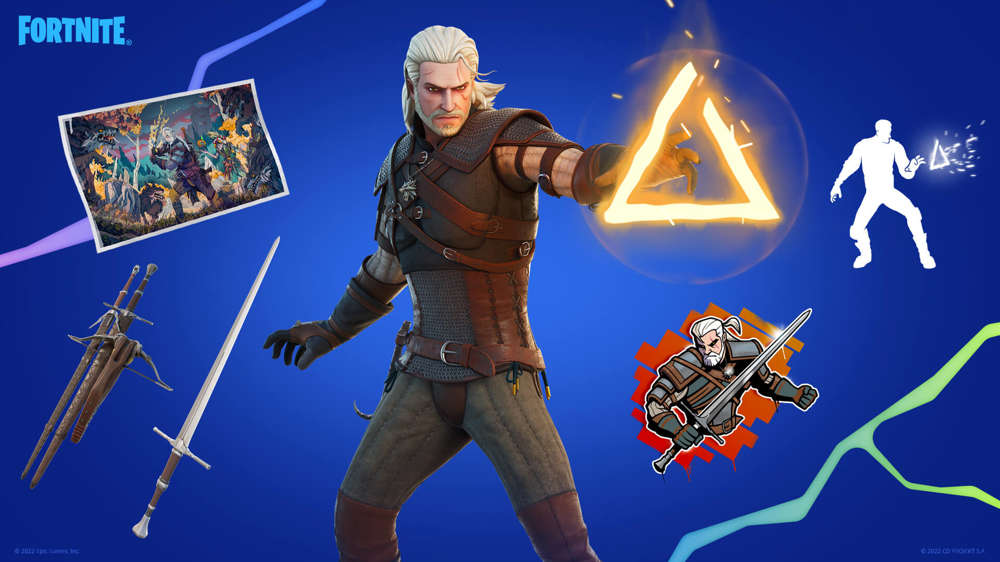 Here's how you can unlock the Geralt of Rivia Witcher Skin in Fortnite