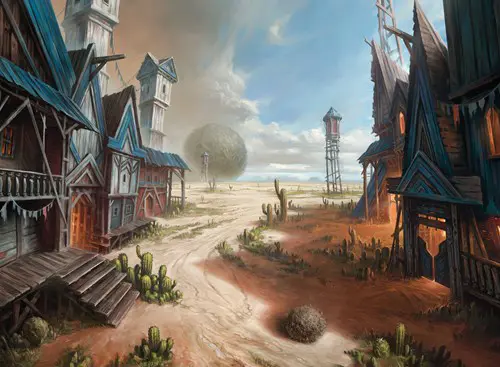 MTG Outlaws of Thunder Junction Plains art