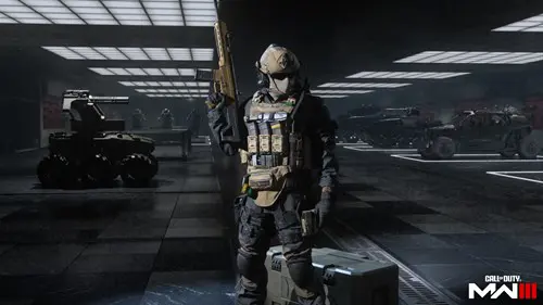 MW3 Operator in a bunker