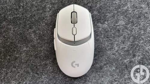 Top down view of the Logitech G309