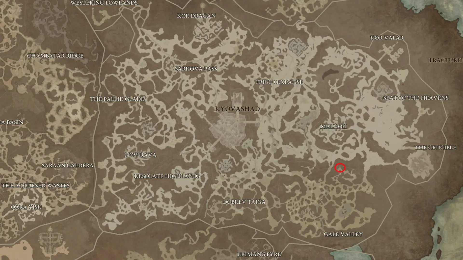 Lord Zir location in Diablo 4