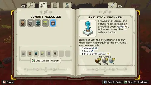 Minecraft Legends Skeleton Unit