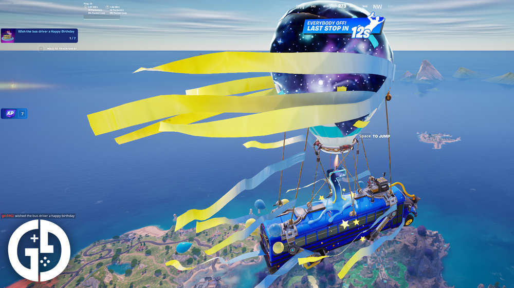 Fortnite: How to wish the bus driver a happy birthday