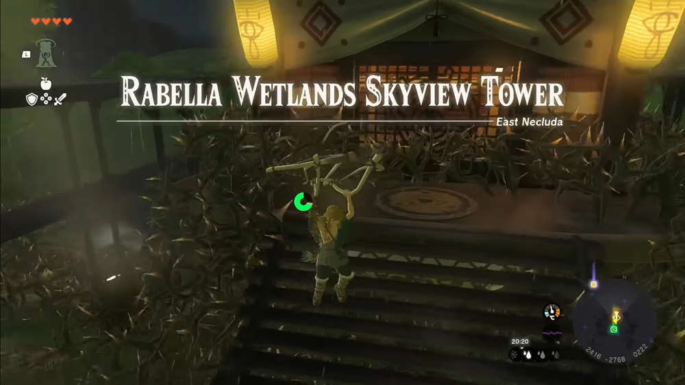 Zelda: Tears of the Kingdom Rabella Wetlands Skyview Tower - Where to find & how to activate