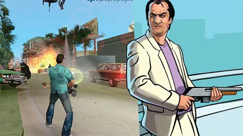 GTA Vice City Tommy and Artwork