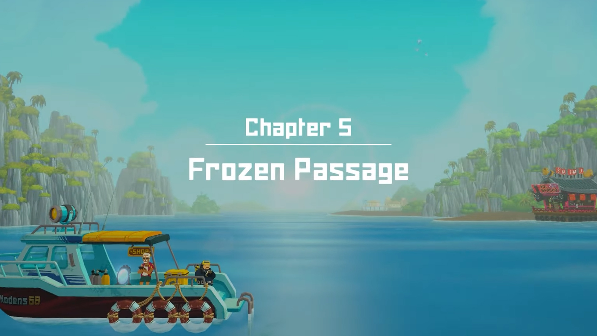 Как пройти Ледниковый проход в Dave the Diver, глава 5