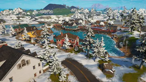 The Fortnite White Screen won't let you into the new map as shown here.