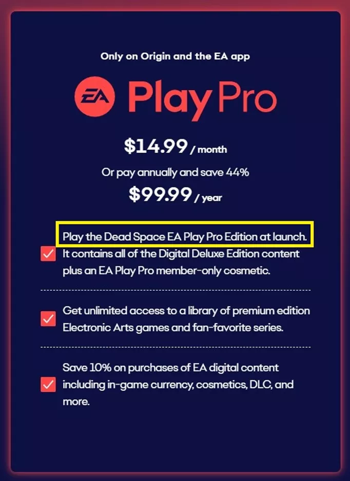 Cheap EA Play Pro for Origin codes - save money with