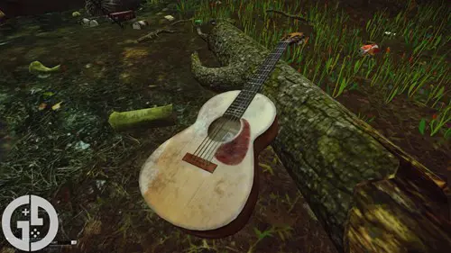 Image of the acoustic guitar flash drive spawn in Escape from Tarkov