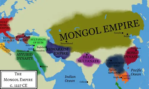 Mongol Empire Map