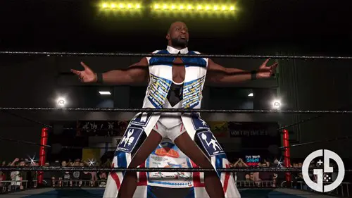 Big E making his entrance in WWE 2K24