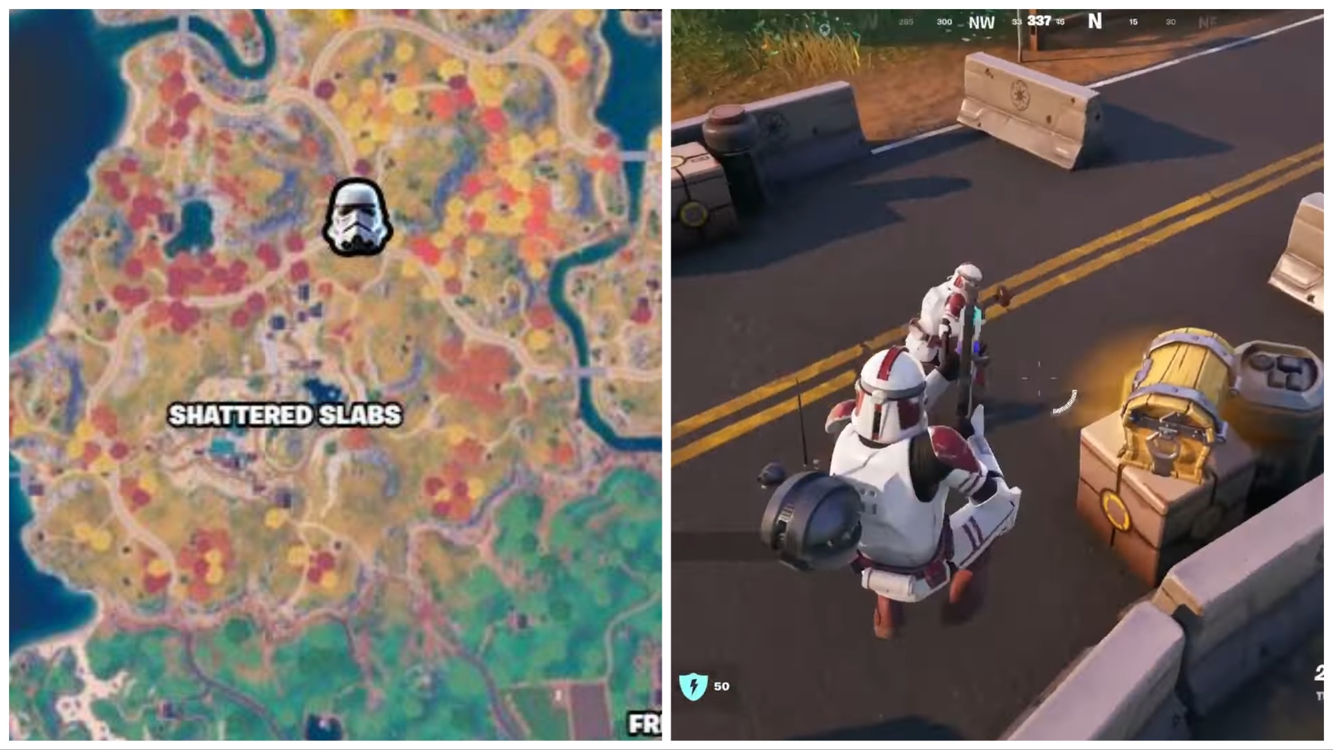 How to find all the Clone Trooper checkpoints in Fortnite Chapter 4