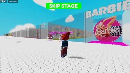 In-game screenshot of the Roblox Logo Quiz