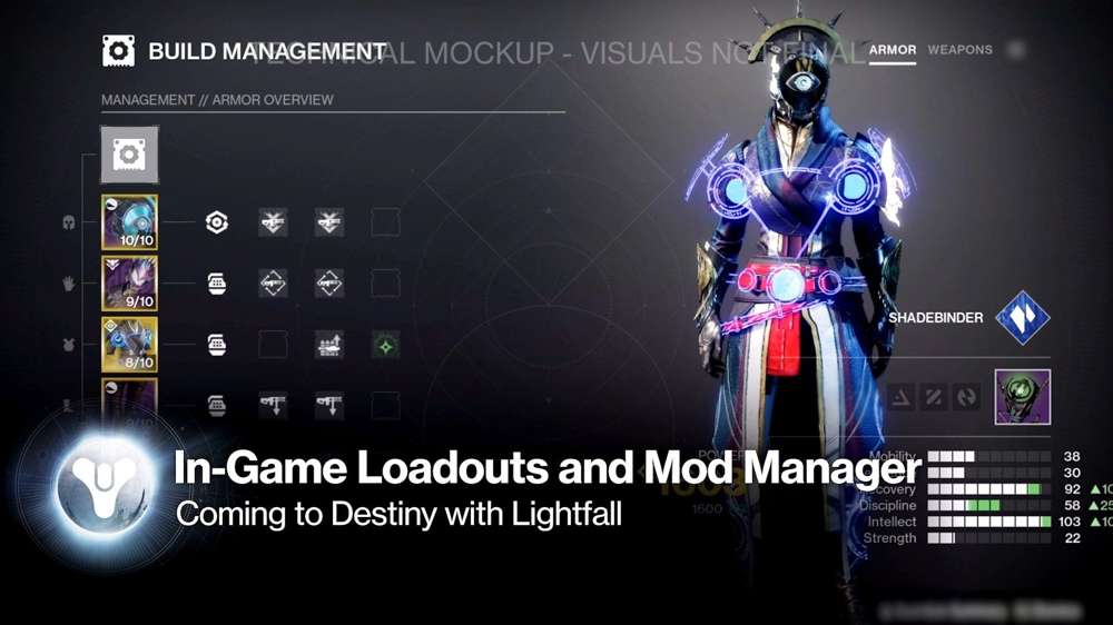 Destiny 2 Lightfall Loadout System Explained: Vault, Shaders & More