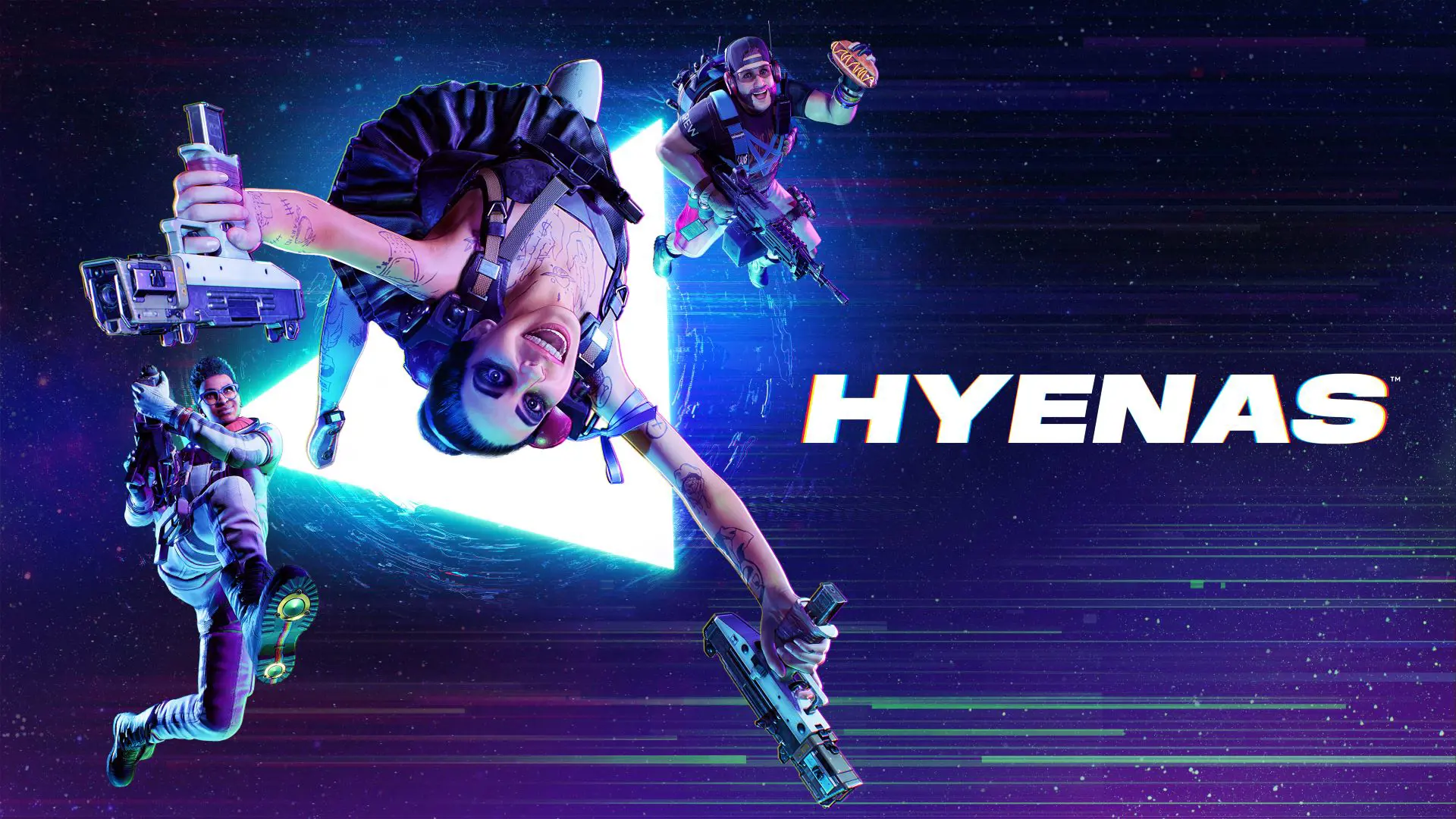 Hyenas key art showing characters