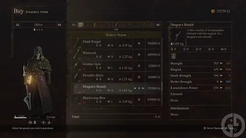 The Dragon's Breath Magickal Bow in Dragon's Dogma 2