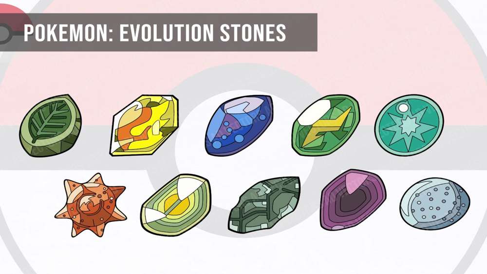 All Pokemon that evolve by using Evolution Stones