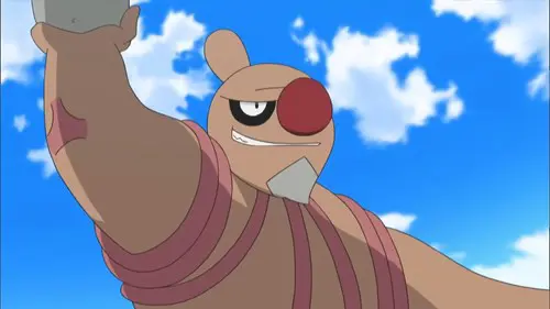 Conkeldurr in the Pokemon anime