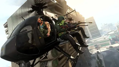 Warzone helicopter