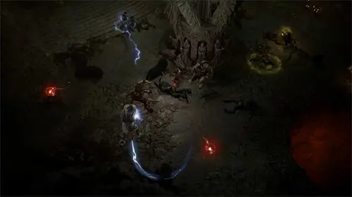 Image of a Rogue shooting an arrow in Diablo 4