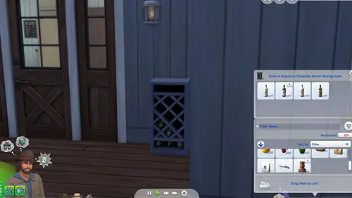 Screenshot of Nectar Storage in The Sims 4 Horse Ranch