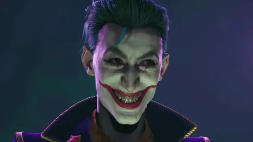 Elseworlds Joker laughing in Suicide Squad: Kill the Justice League