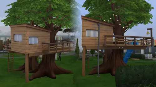 How to upgrade a treehouse in The Sims 4 Growing Together