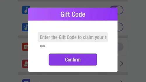 The SuitU codes menu