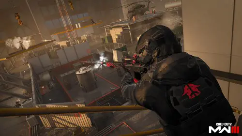 A cinematic in-game screenshot of Modern Warfare 3