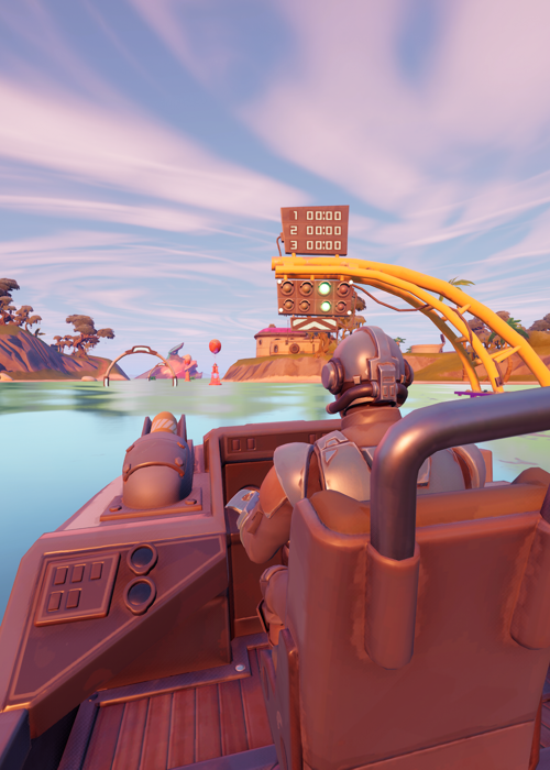 Fortnite: How To Complete A Lap Around The Boat Race Circuit After The Starting Countdown