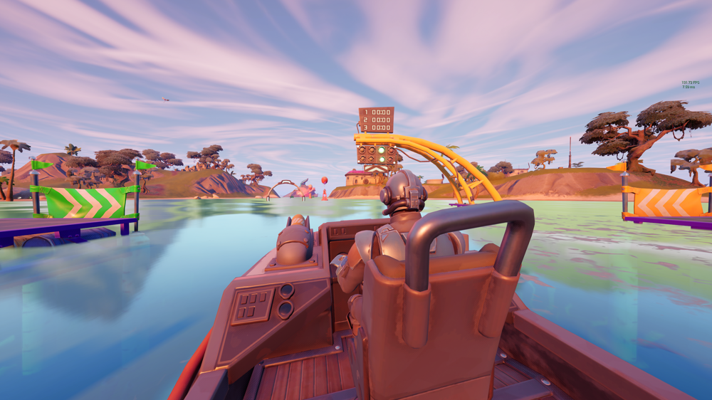 Fortnite: How To Complete A Lap Around The Boat Race Circuit After The Starting Countdown