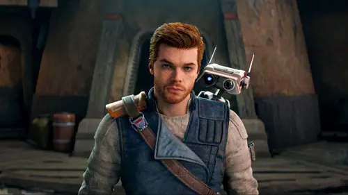 Key art of Cal Kestis in Star Wars Jedi: Survivor