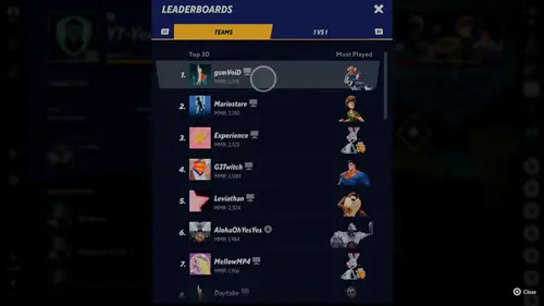 MultiVersus Leaderboard