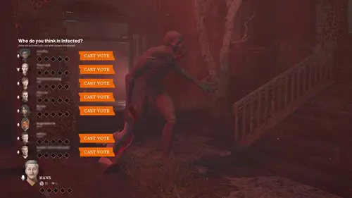 Screenshot of the Deceit 2 voting screen