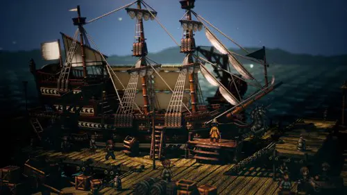 How to use the ship in Octopath Traveler 2