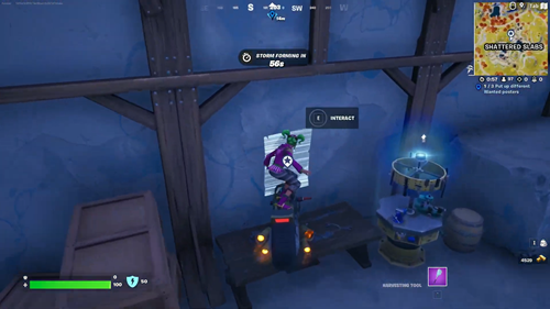 Put up different Wanted posters quest guide Fortnite