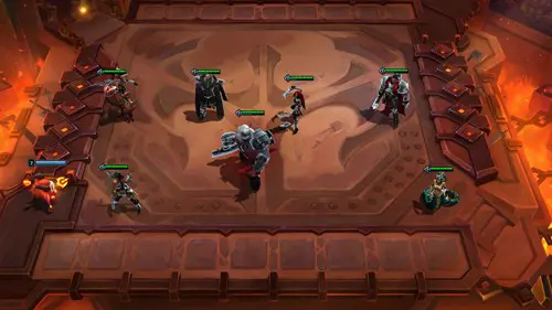 A noxus board in TFT set 9.