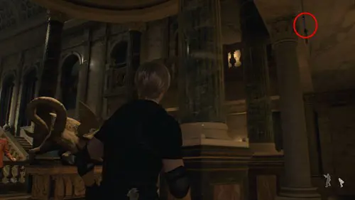 Resident Evil 4 Remake, Grand Hall Blue Medallion one