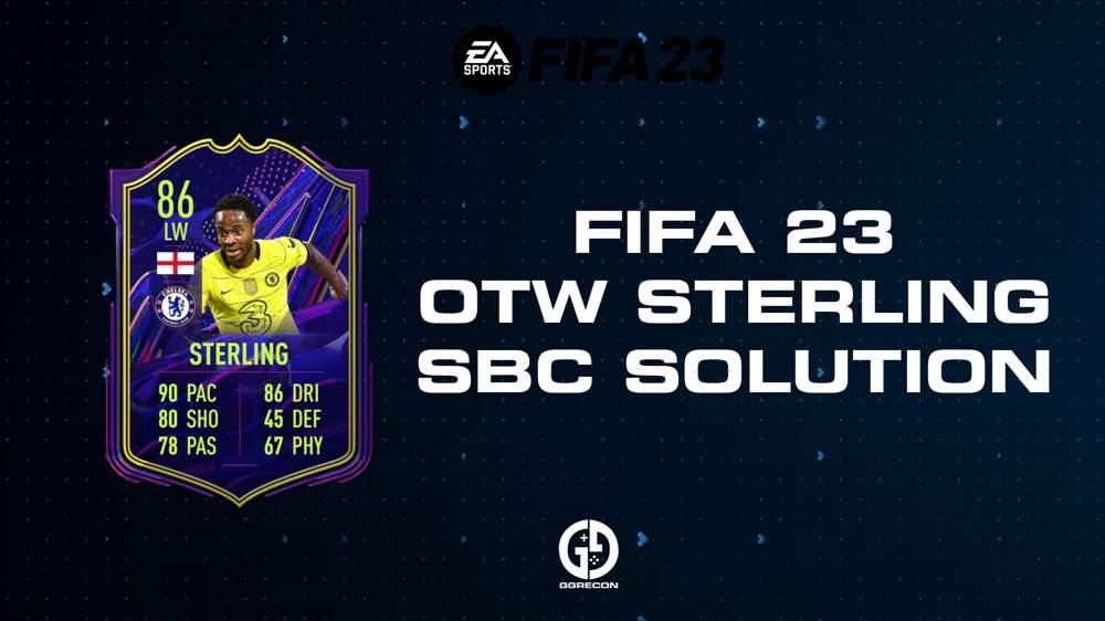 FIFA 23 OTW Sterling SBC Solution