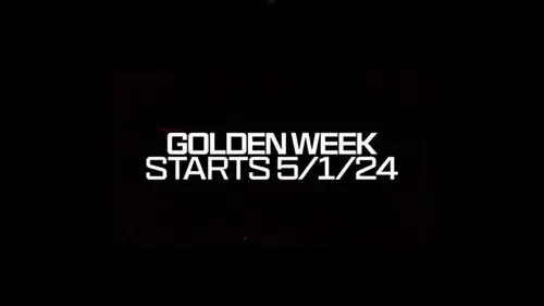 A screenshot from the announcement trailer for Golden Week